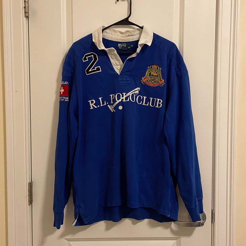 Ralph Lauren long sleeve polo club polo